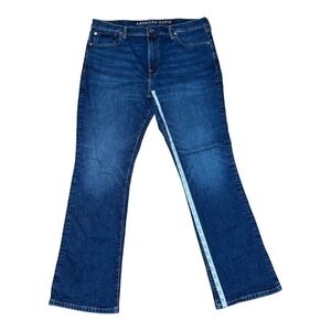 American Eagle Mens 38x32 Slim Bootcut Stretch Blue Denim Jean Flex